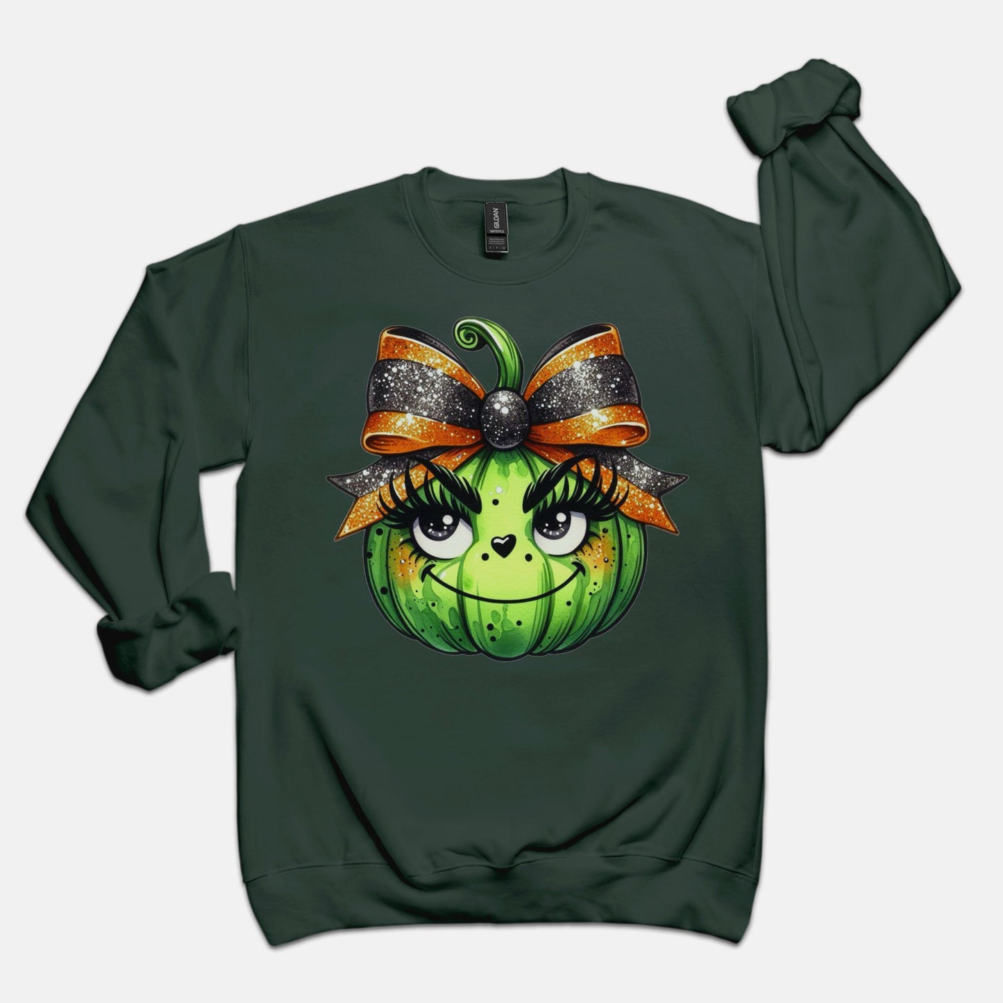 Grinch Pumpkin Sweatshirt Pumpkin Shirt Halloween Sweatshirt Pumpkin Halloween Hoodie Spooky Season shirt Trick Or Treat Pumpkin Halloween