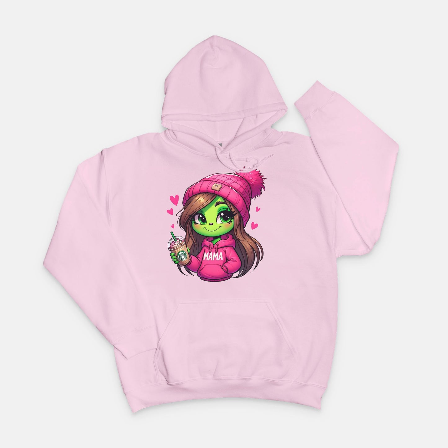 Funny Grinch Ice Coffee MaMa Sweatshirt