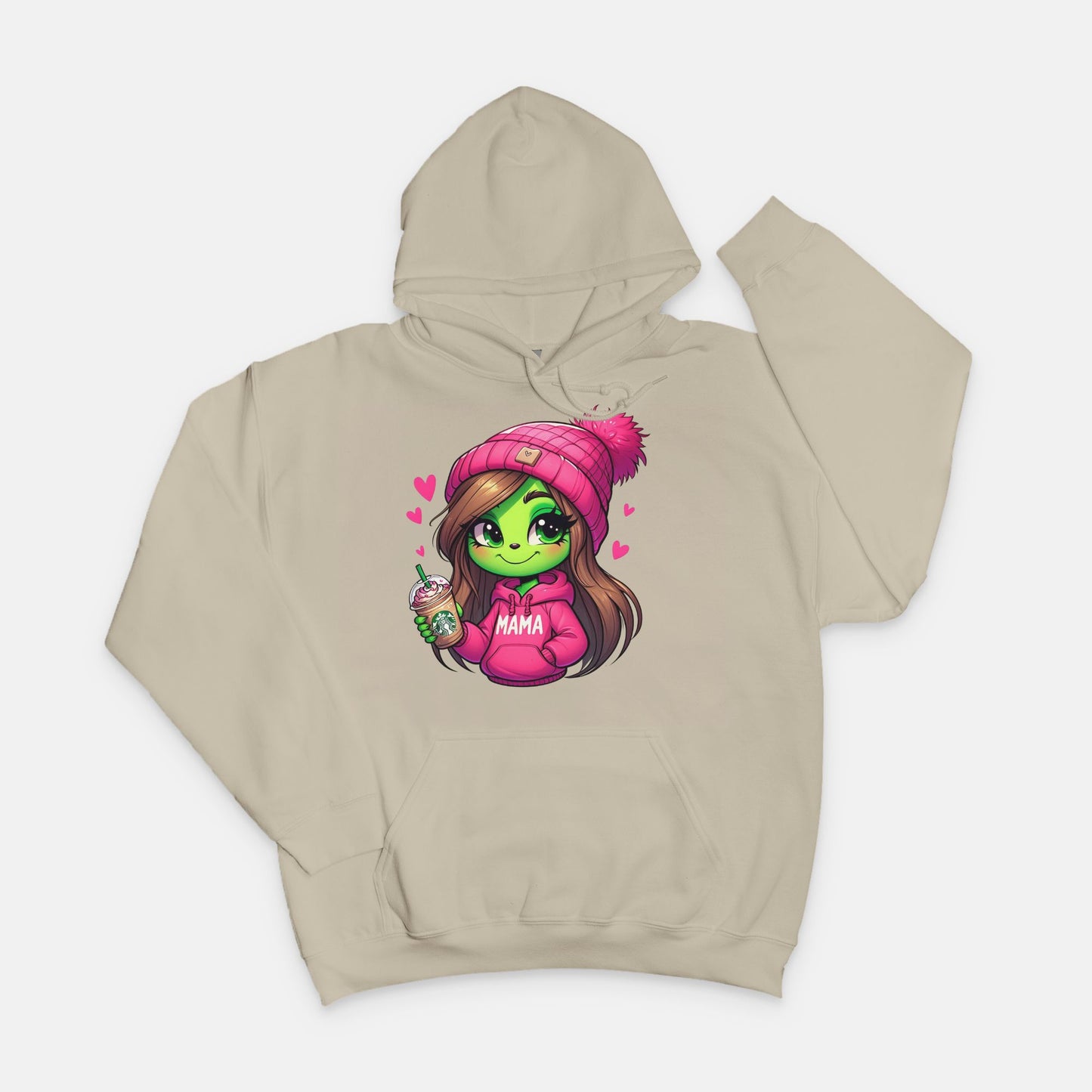 Funny Grinch Ice Coffee MaMa Sweatshirt