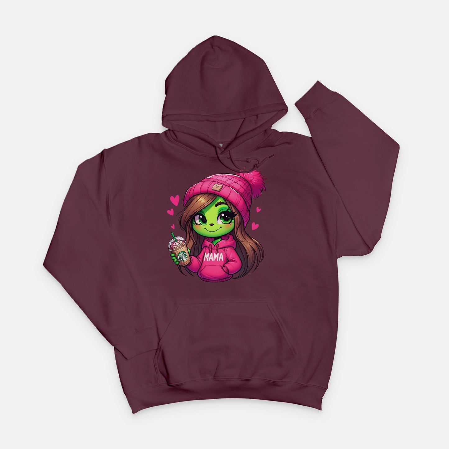 Funny Grinch Ice Coffee MaMa Sweatshirt