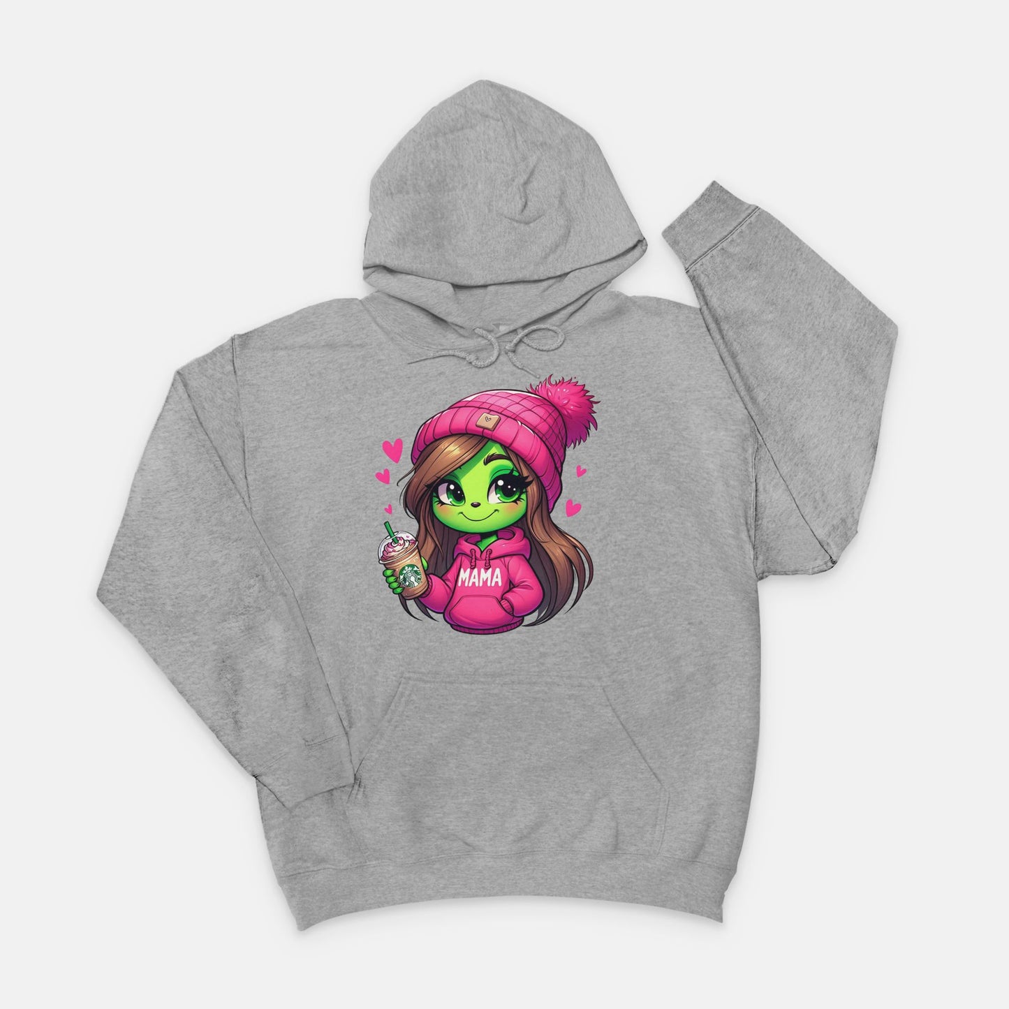 Funny Grinch Ice Coffee MaMa Sweatshirt