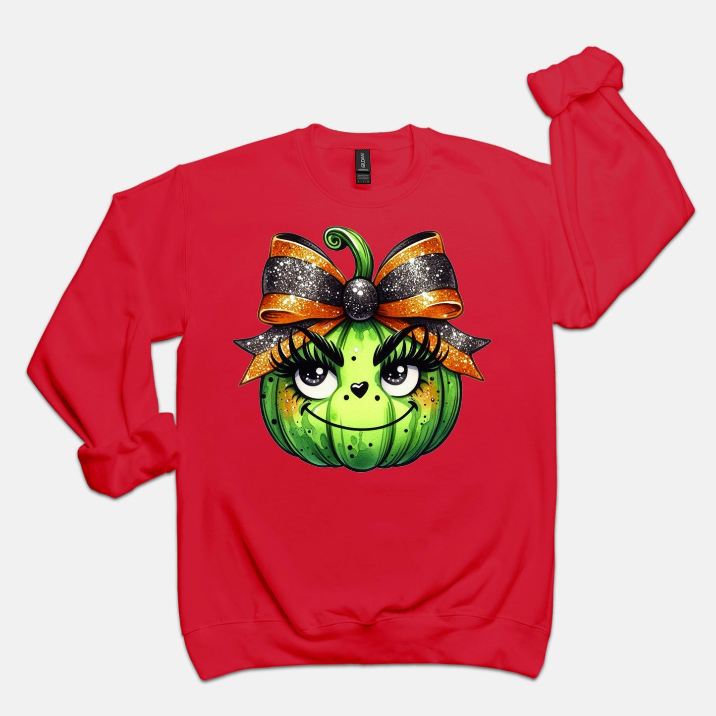 Grinch Pumpkin Sweatshirt Pumpkin Shirt Halloween Sweatshirt Pumpkin Halloween Hoodie Spooky Season shirt Trick Or Treat Pumpkin Halloween