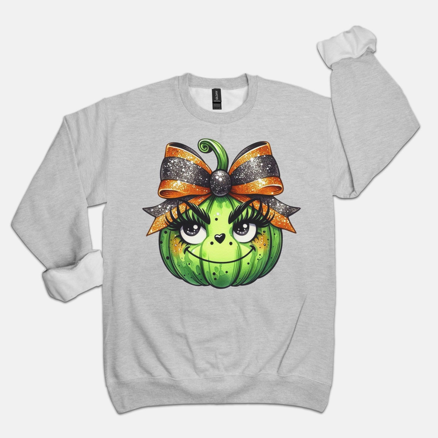 Grinch Pumpkin Sweatshirt Pumpkin Shirt Halloween Sweatshirt Pumpkin Halloween Hoodie Spooky Season shirt Trick Or Treat Pumpkin Halloween