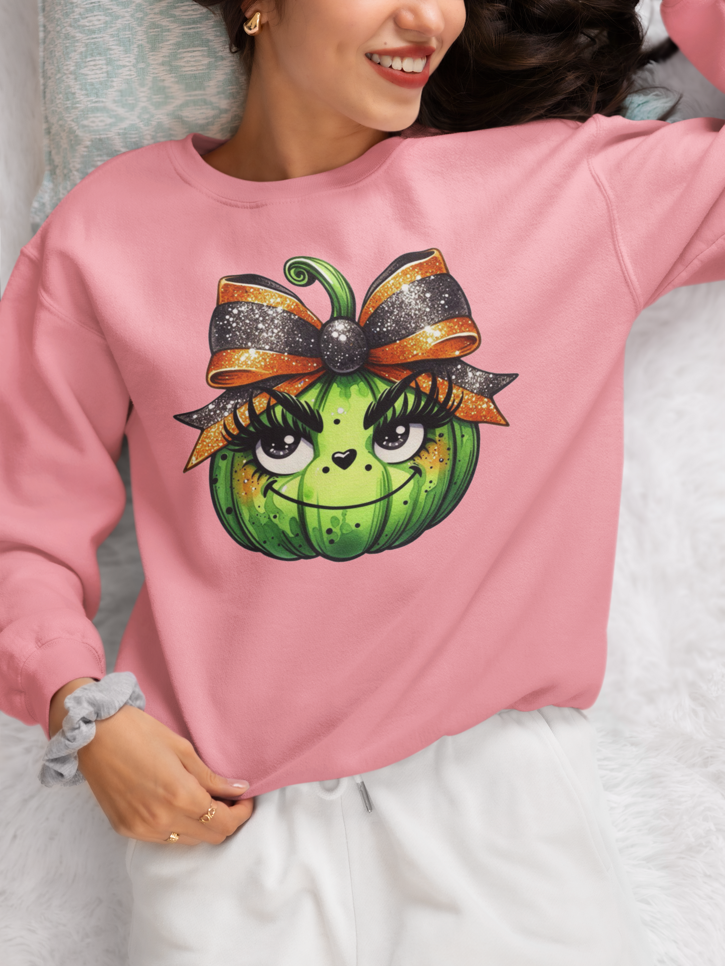 Grinch Pumpkin Sweatshirt Pumpkin Shirt Halloween Sweatshirt Pumpkin Halloween Hoodie Spooky Season shirt Trick Or Treat Pumpkin Halloween