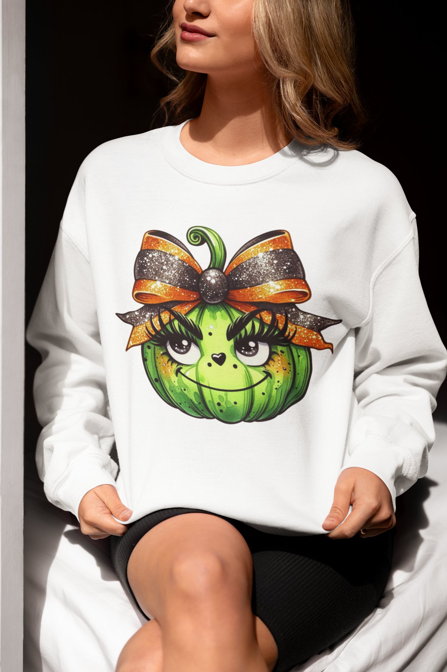 Grinch Pumpkin Sweatshirt Pumpkin Shirt Halloween Sweatshirt Pumpkin Halloween Hoodie Spooky Season shirt Trick Or Treat Pumpkin Halloween